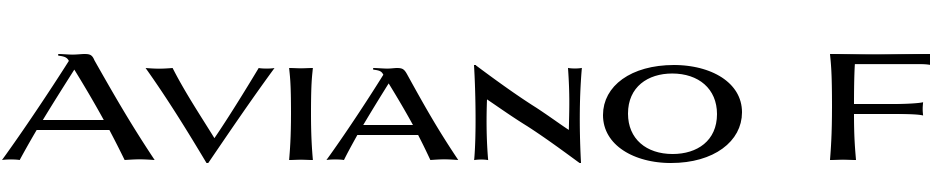 Aviano Flare Medium cкачати шрифт безкоштовно