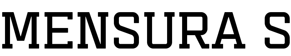 Mensura Slab Titling 1 Scarica Caratteri Gratis