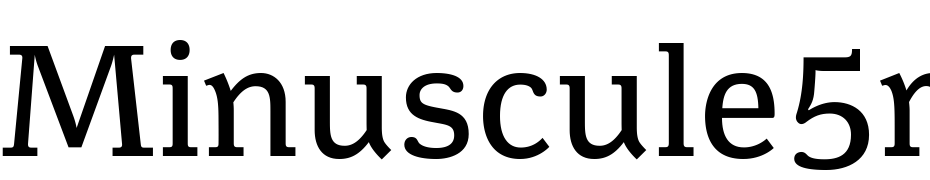 Minuscule 5 Scarica Caratteri Gratis