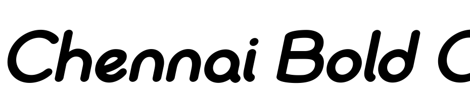 Chennai Bold Oblique Font Download Free