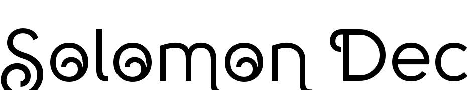 Solomon Deco Schrift Herunterladen Kostenlos