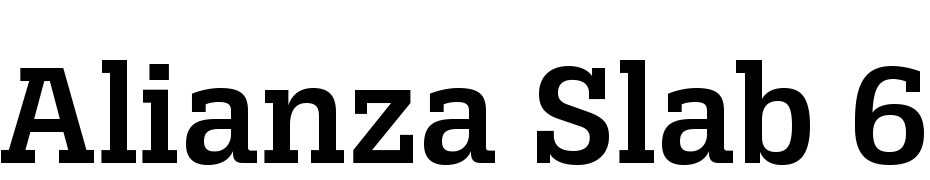 Alianza Slab 600 cкачати шрифт безкоштовно