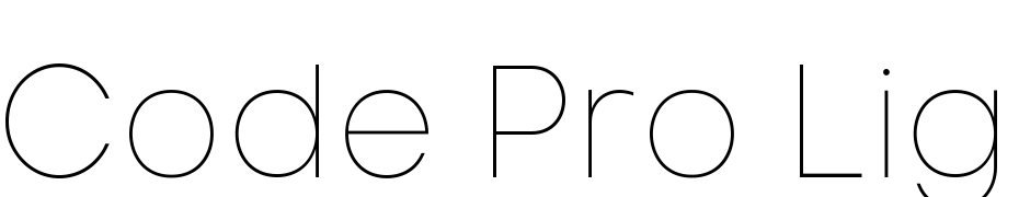 Code Pro Light LC Font Download Free