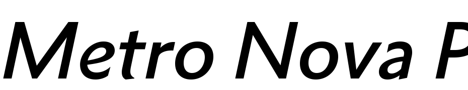 Metro Nova Pro Medium Italic Font Download Free