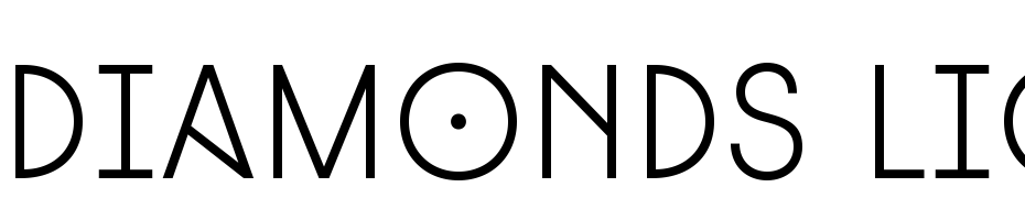 Diamonds Light Font Download Free