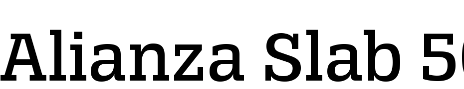 Alianza Slab 500 Yazı tipi ücretsiz indir