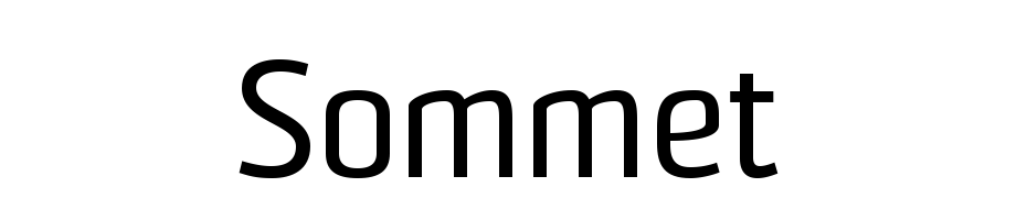 Sommet Font Download Free