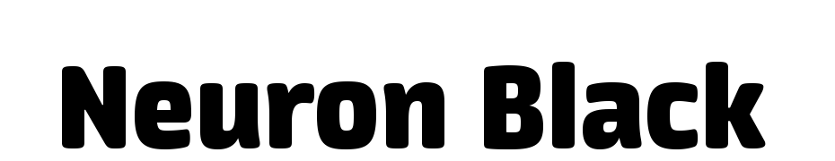 Neuron Black Font Download Free