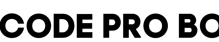 Code Pro Bold Font Download Free