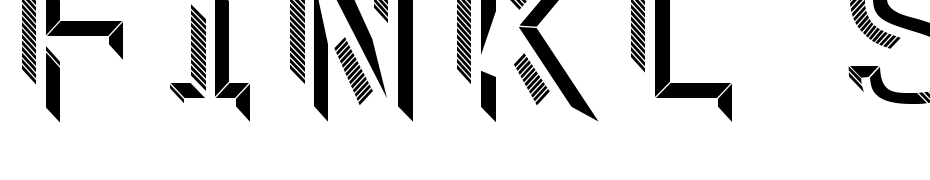 Finkl Shadow Fill Font Download Free
