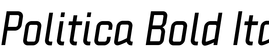 Politica Bold Italic Font Download Free