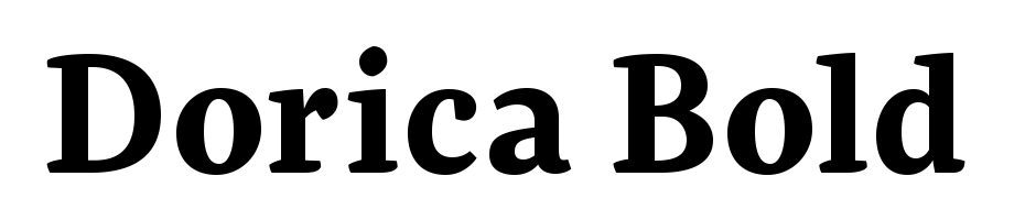 Dorica Bold Fuente Descargar Gratis