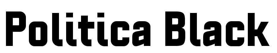 Politica Black Yazı tipi ücretsiz indir