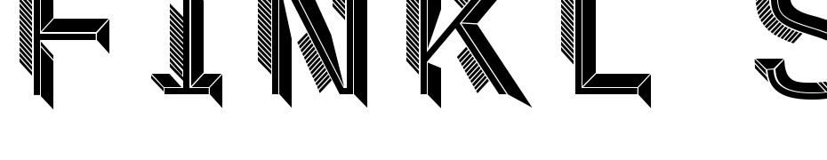 Finkl Shadow Thickline Font Download Free