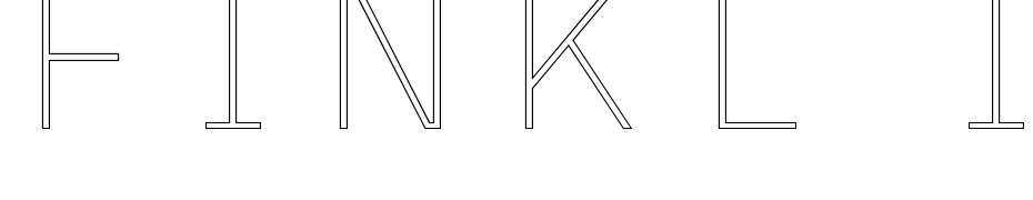 Finkl Inline Font Download Free