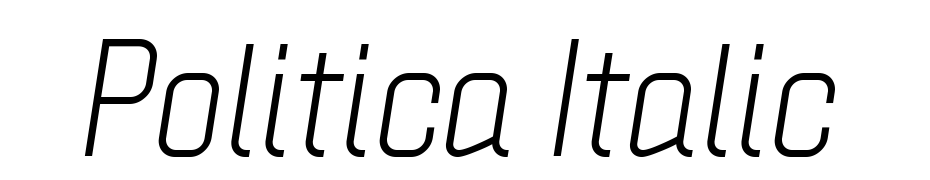 Politica Italic Font Download Free