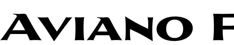 Aviano Flare Black Font Download Free