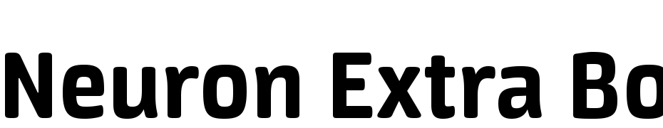 Neuron Extra Bold cкачати шрифт безкоштовно