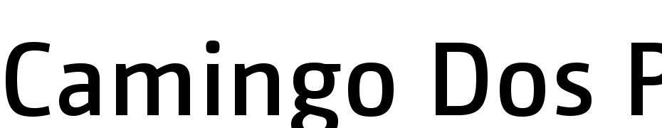 Camingo Dos Pro Font Download Free