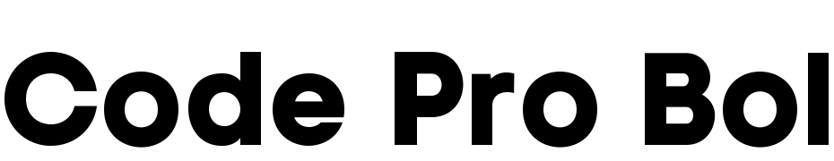 Code Pro Bold LC Font Download Free