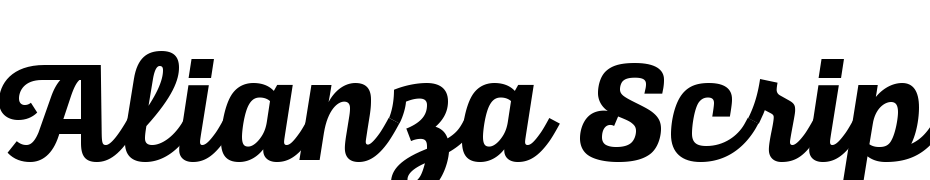 Alianza Script 700 Polices Telecharger