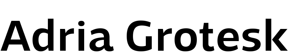 Adria Grotesk Medium Font Download Free
