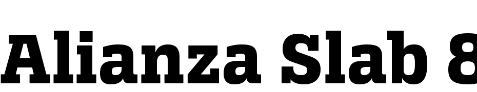 Alianza Slab 800 Yazı tipi ücretsiz indir