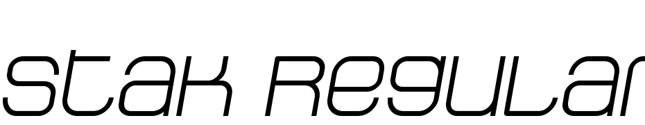 Stak Regular Oblique Fuente Descargar Gratis