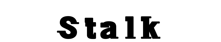 Stalk Font Download Free