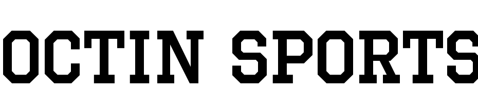 Octin Sports Sb Font Download Free