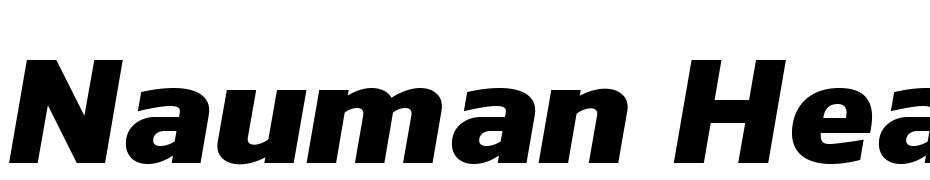 Nauman Heavy Italic Font Download Free