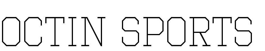 Octin Sports Lt Yazı tipi ücretsiz indir