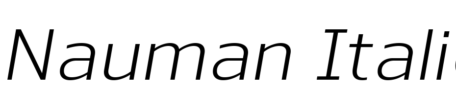 Nauman Italic Font Download Free