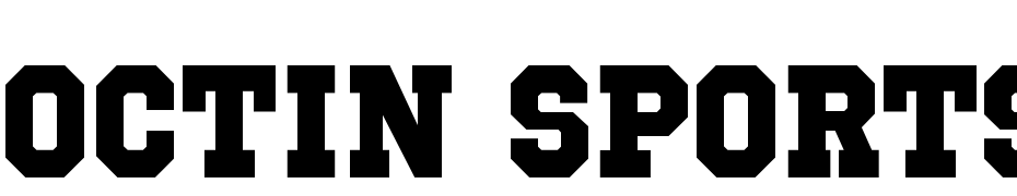 Octin Sports Hv Font Download Free