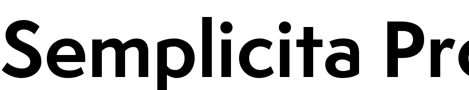 Semplicita Pro Bold Scarica Caratteri Gratis