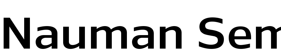 Nauman Semi Bold cкачати шрифт безкоштовно