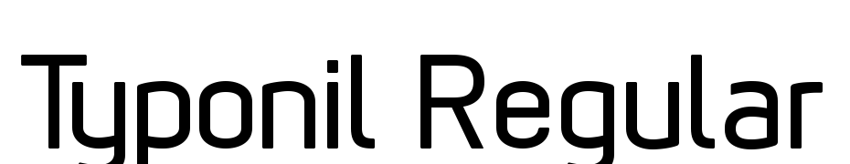 Typonil Regular Font Download Free