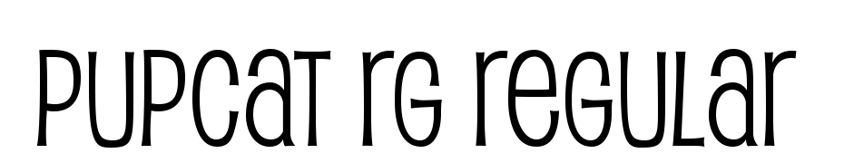 Pupcat Rg Regular Scarica Caratteri Gratis