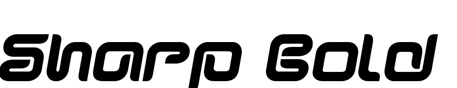 Sharp Bold Italic Yazı tipi ücretsiz indir