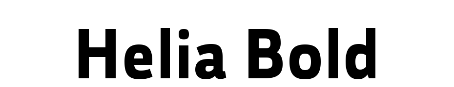 Helia Bold Font Download Free