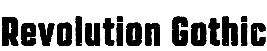Revolution Gothic P Bold Schrift Herunterladen Kostenlos