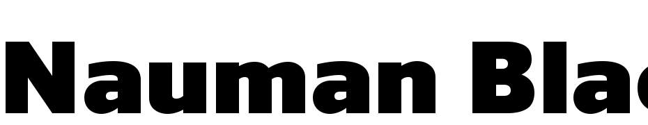 Nauman Black Font Download Free