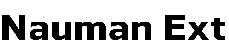Nauman Extra Bold Schrift Herunterladen Kostenlos