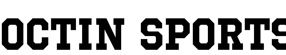 Octin Sports Rg Bold Yazı tipi ücretsiz indir