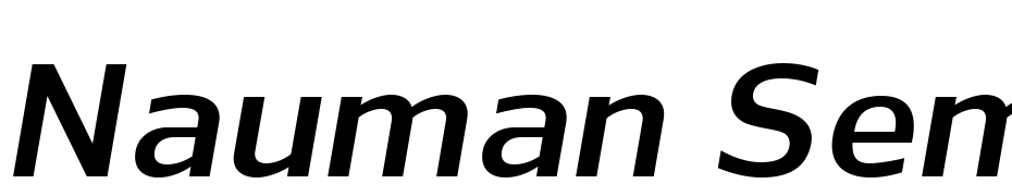 Nauman Semi Bold Italic Font Download Free