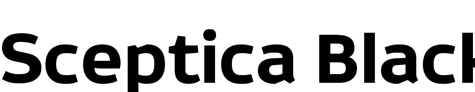 Sceptica Black Font Download Free