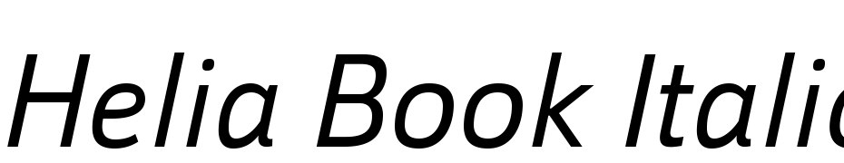 Helia Book Italic cкачати шрифт безкоштовно