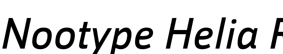 Helia Regular Italic Font Download Free
