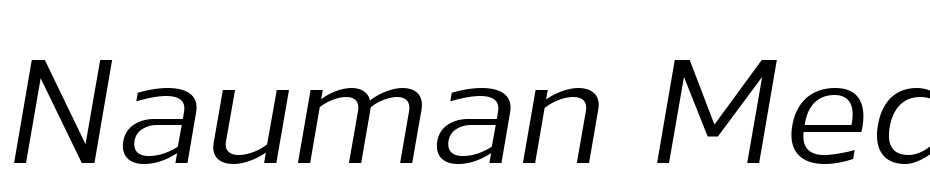 Nauman Medium Italic Font Download Free