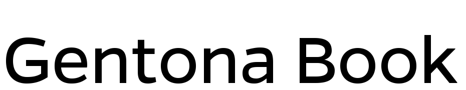 Gentona Book Font Download Free